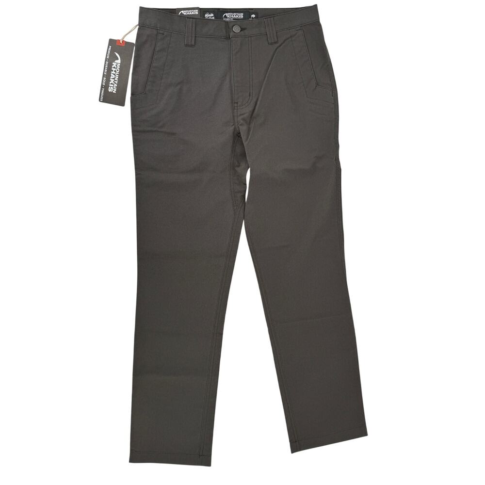 Mountain Khakis Teton Hybrid Pants Size 30 X 30 Jackson Grey Modern Fit Stretch
